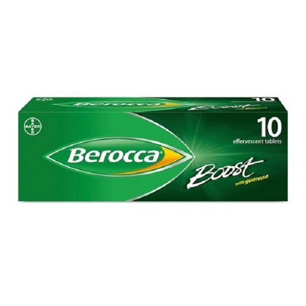 Berocca Boost Guarana Effervescent Tablets 10`s