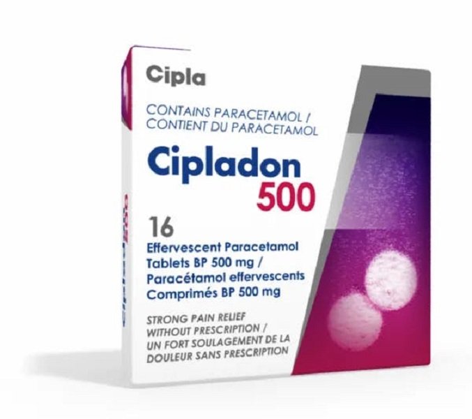 Cipladon (Paracetamol) 500MG Tablets 16`S