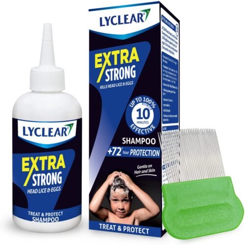 Lyclear Extra Strong Shampoo + Comb 200ml