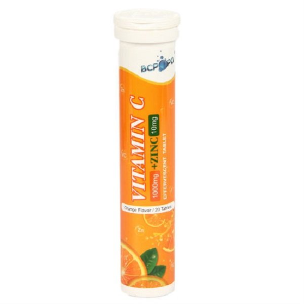 Aquacee (Vitamin C 1000mg + Zinc 10mg) Effervescent Tablets 20`S