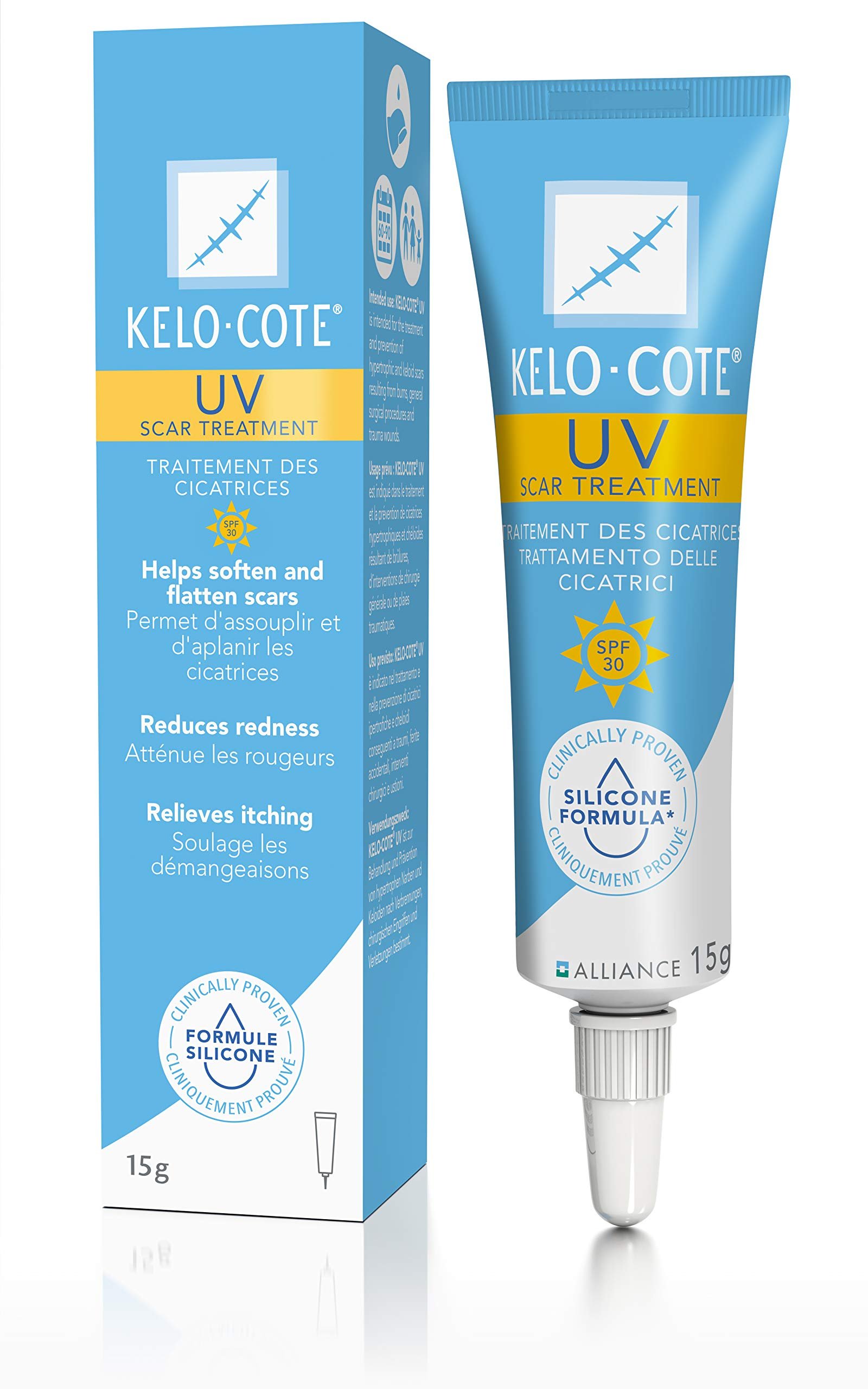 Kelocote UV Advanced Formular Scar Gel SPF 30 15g
