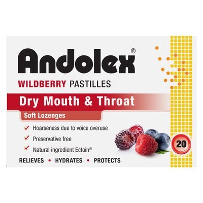 Andolex-C Wildberry Pastilles 20`s