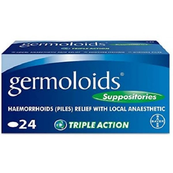 Germoloids Suppositories 24`S
