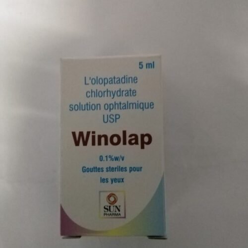 Winolap 0.1% (Olopatadine HCL) Eye Drops 5ml