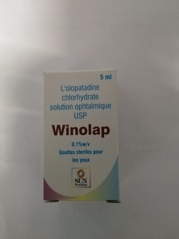 Winolap 0.1% (Olopatadine HCL) Eye Drops 5ml