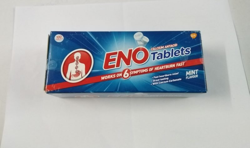 Eno Calcium Antacid Tablets 100`s