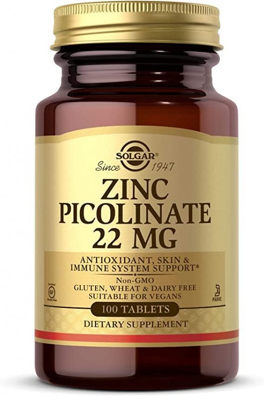 Zinc Picolinate 22mg Tablets 100’s