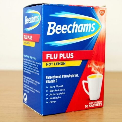 Beechams Flu Plus Hot Lemon Sachets 10`s