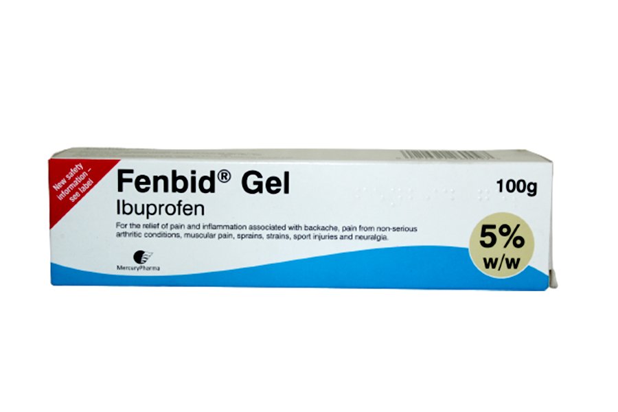 Fenbid (Ibuprofen) Gel 5% W/W 100g