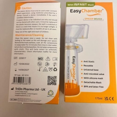 EasyChamber Spacer With Infant Mask