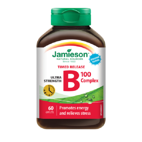 Jamieson Vitamin B Complex 100mg Capsules 60`S