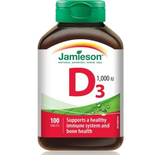 Jamieson Vitamin D3 1000 IU Tablets 100`S