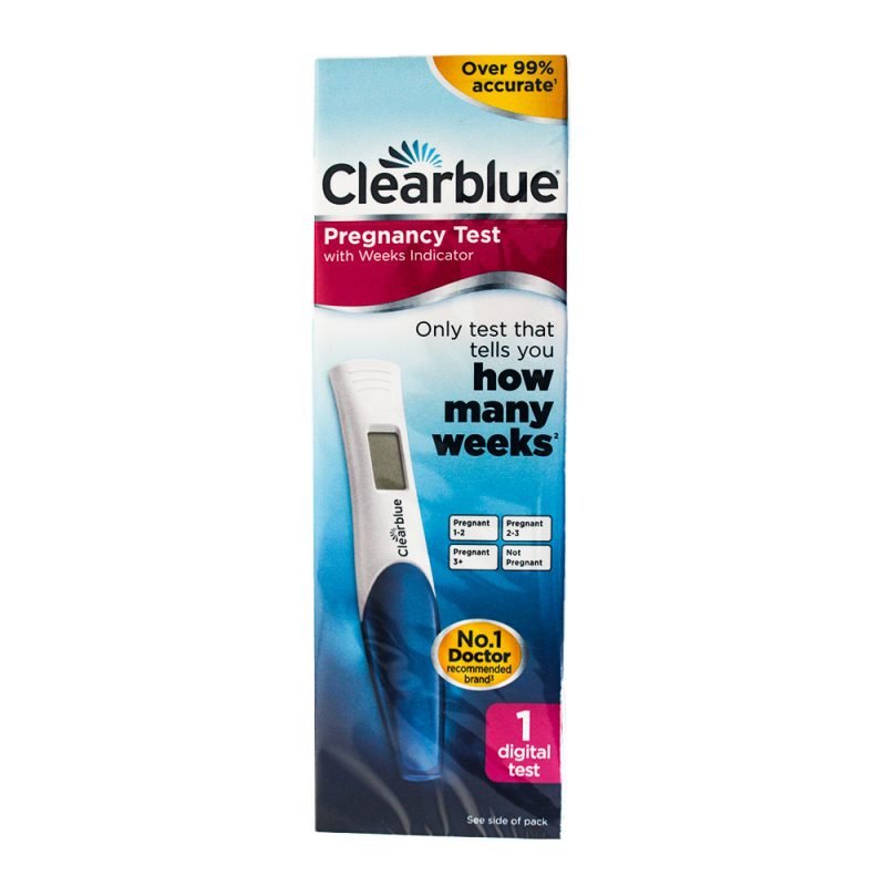 Clearblue Pregnancy Test With Weeks Indicator Digital 1`S