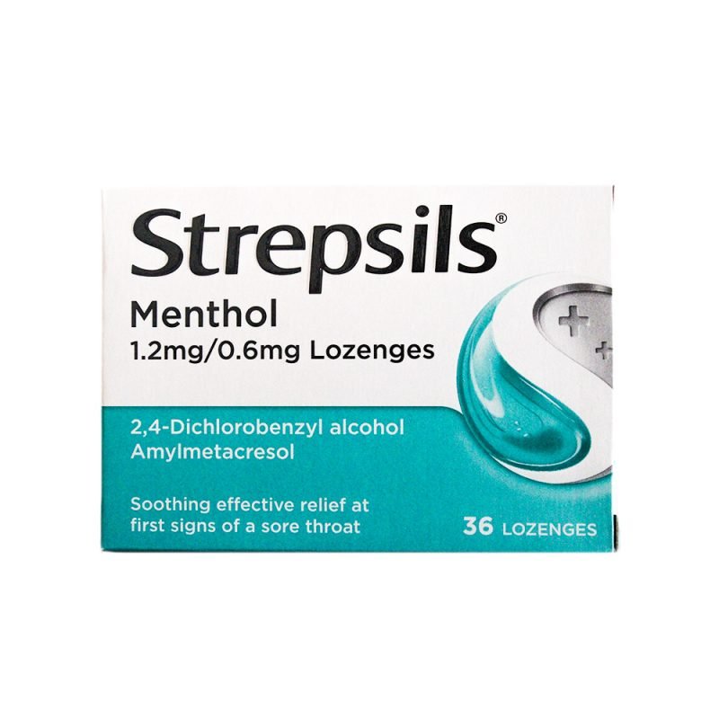 Strepsils Menthol Lozenges 36`s