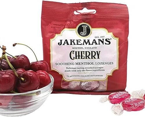 Jakemans Cherry Menthol Lozenges 73g