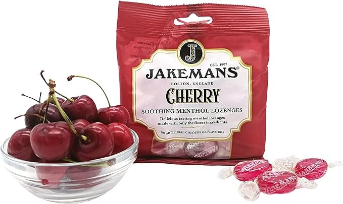 Jakemans Cherry Menthol Lozenges 73g