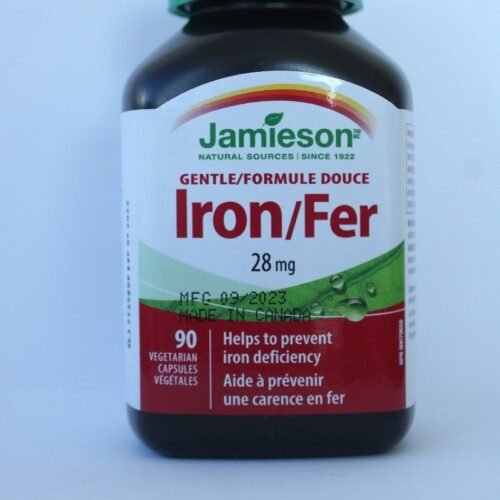 Jamieson Gentle Iron 28mg Capsules 90`s
