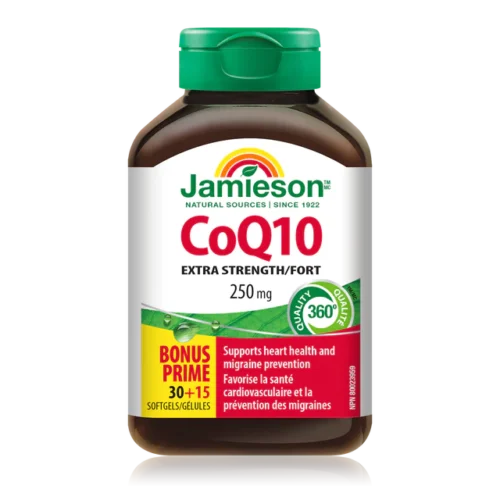 Jamieson Coq10 250mg Soft gels 45`s