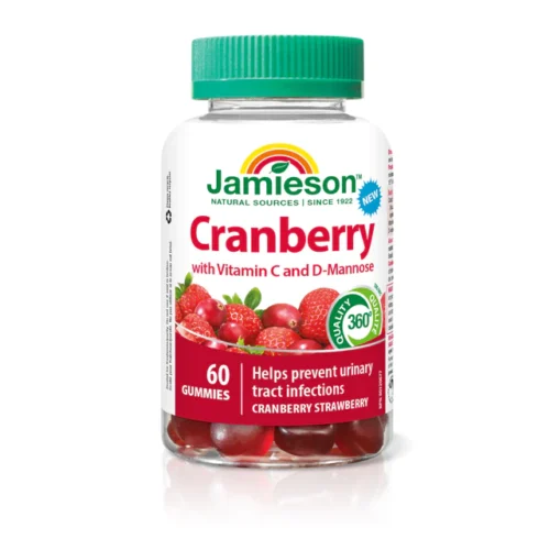 Jamieson Cranberry C+D Gummies 60`s