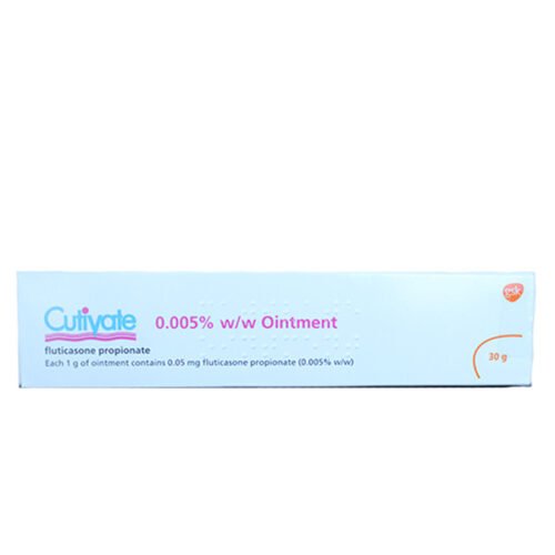 Cutivate (Fluticasone) 0.005% Ointment 30g