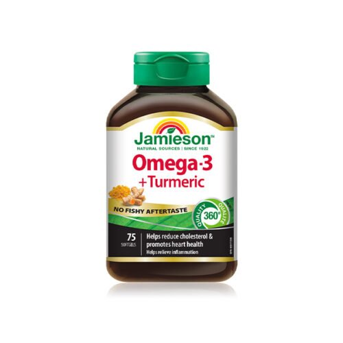 Jamieson Omega 3+Turmeric  Softgels 75`s