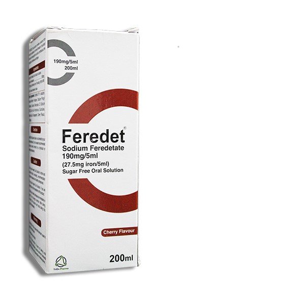 Feredet 190mg 5ml SF Solution 200ML