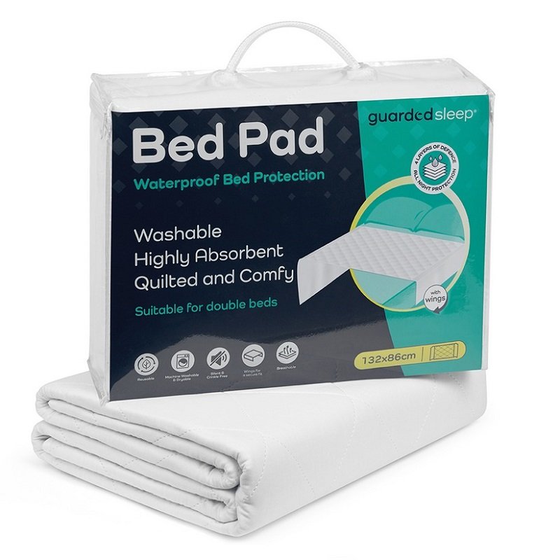 Kedley Reusable Bed Pad With Wings-Large (132CM BY 86CM)