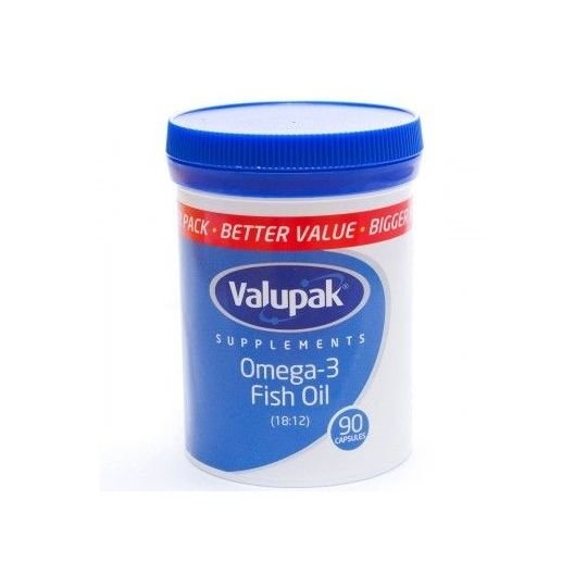Valupak Omega 3 Fish Oil Capsules 90's