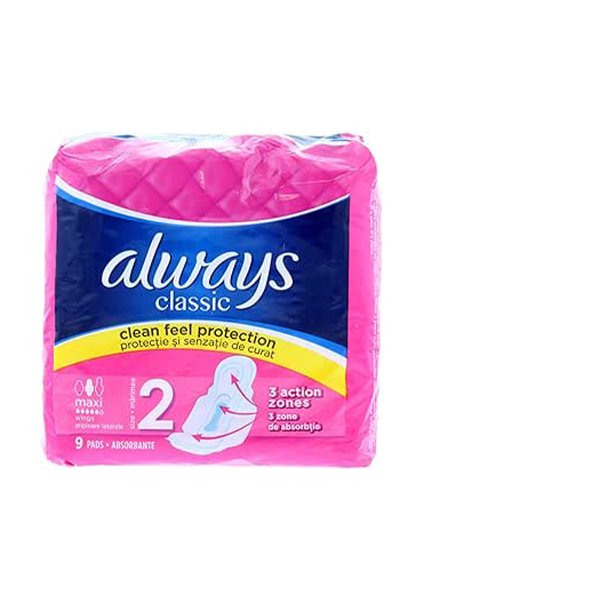 Always Maxi Classic Long Size 2 9`S