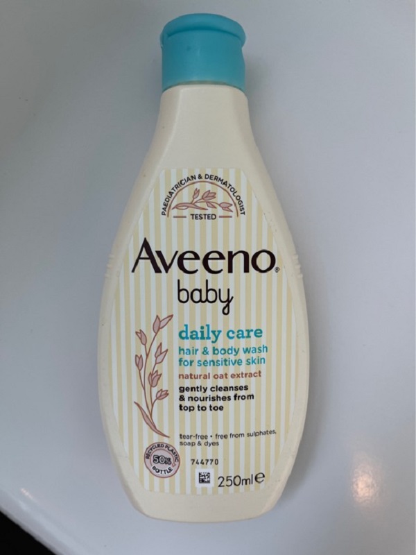 AVEENO BABY DAILY CARE SENSITIVE SKIN WASH 250ML