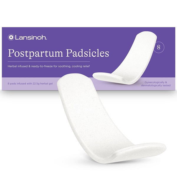 LANSINOH POST-PARTUM PADSICLES 8`S