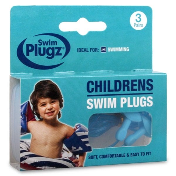 Swim Ear Plugs (Child) 3 Pairs