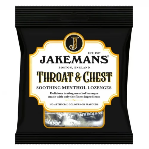 Jakemans Throat & Chest Sugar-Free Lozenges 73g