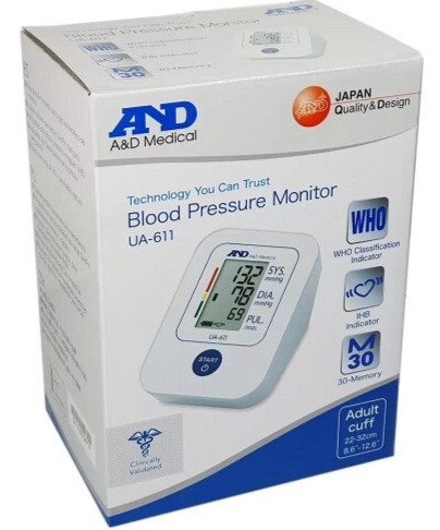 A&D blood pressure monitor 1's