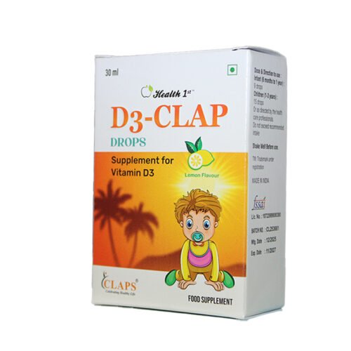 Health 1st D3 Claps Drops 400IU 30ml