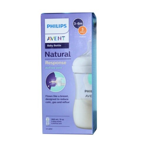 Philips Avent Natural Response Baby Bottle 3-6M 260ML