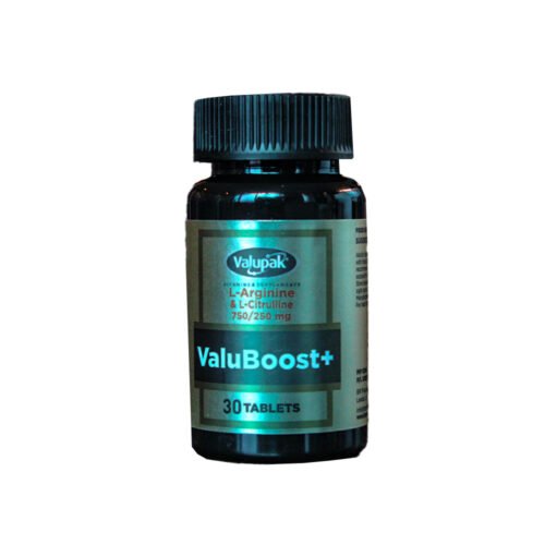 Valupak Valuboost+ (L-Arginine & L-Citrulline) 750/250Mg Tabs 30's
