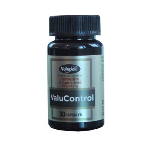 Valupak Valucontrol (Berberine & Capric Acid) 300/84Mg Caps 30's