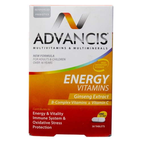 Advancis Energy Vitamins Tablets 30'S