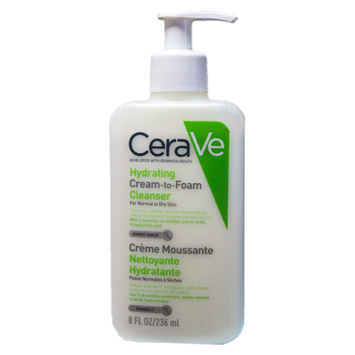 CeraVe Hydrating Cream-to-Foam Cleanser 236ml