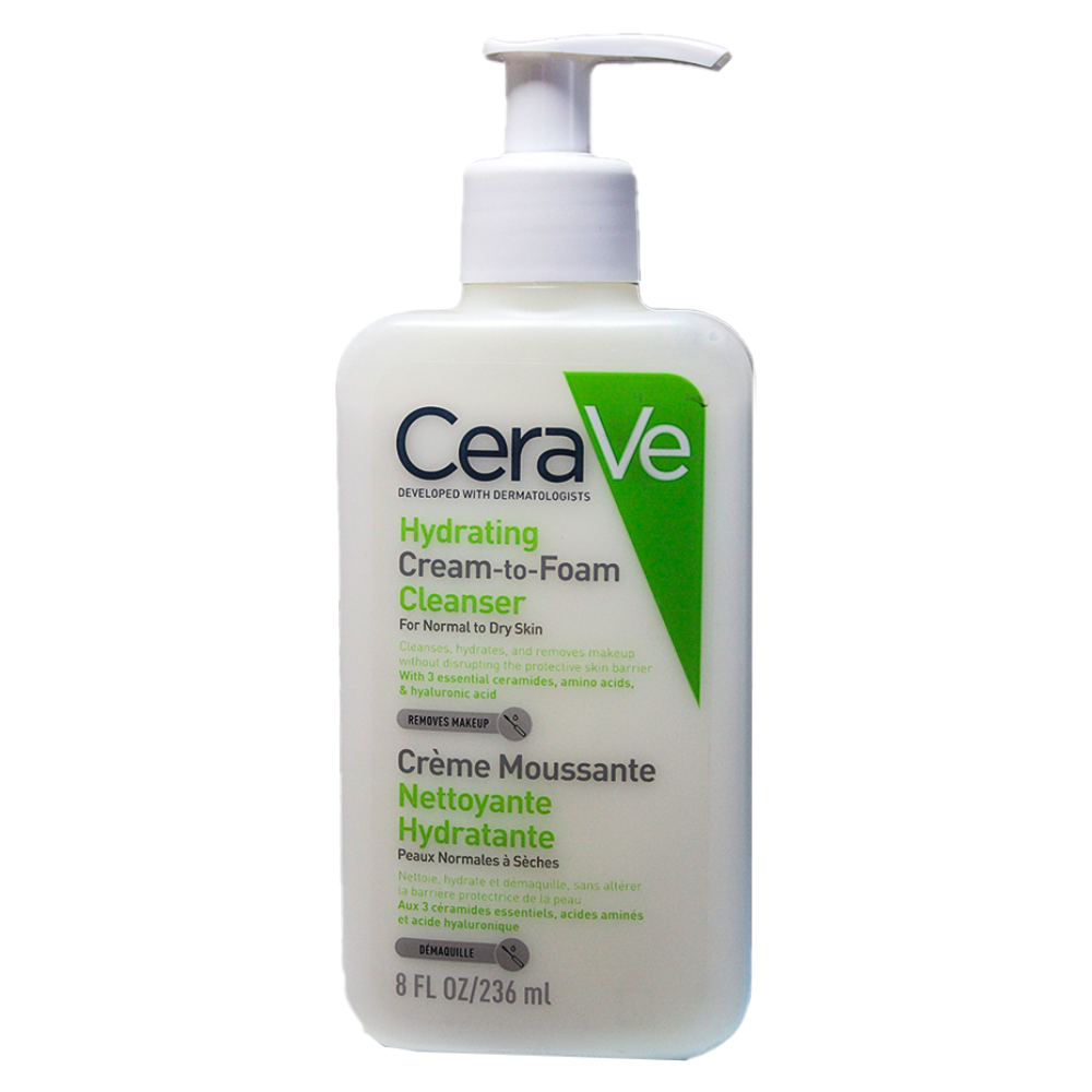 CeraVe Hydrating Cream-to-Foam Cleanser 236ml