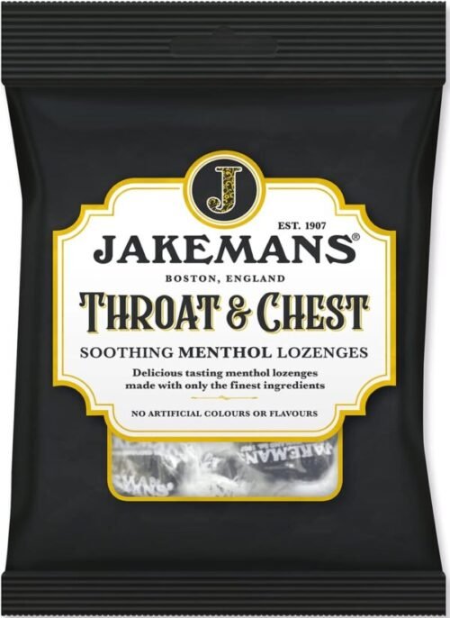 Jakemans Throat & Chest Menthol Lozenges 160g