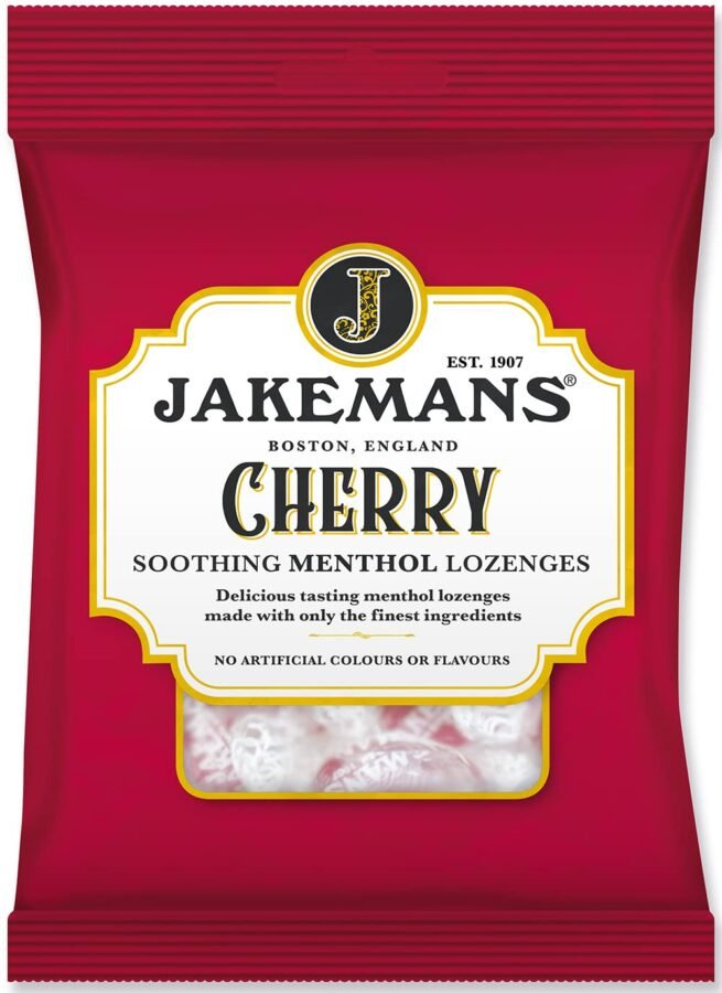 Jakemans Cherry Throat Lozenges 160g
